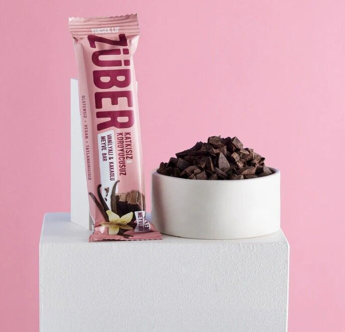 Züber Meyve Barı 40 Gr Vanilyalı ve Kakaolu