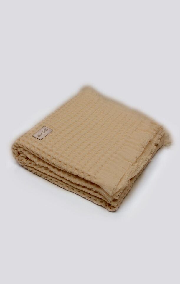 Bistyle Style Baby Pike Battaniye 110x110 70149 Bej