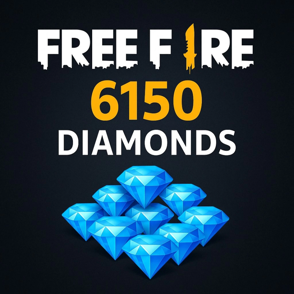 Free Fire 6150 Elmas