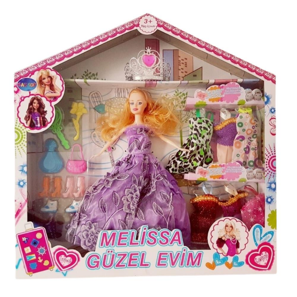 Bebek Yedek Elbiseli Ve Aksesuarlı - 1115-21