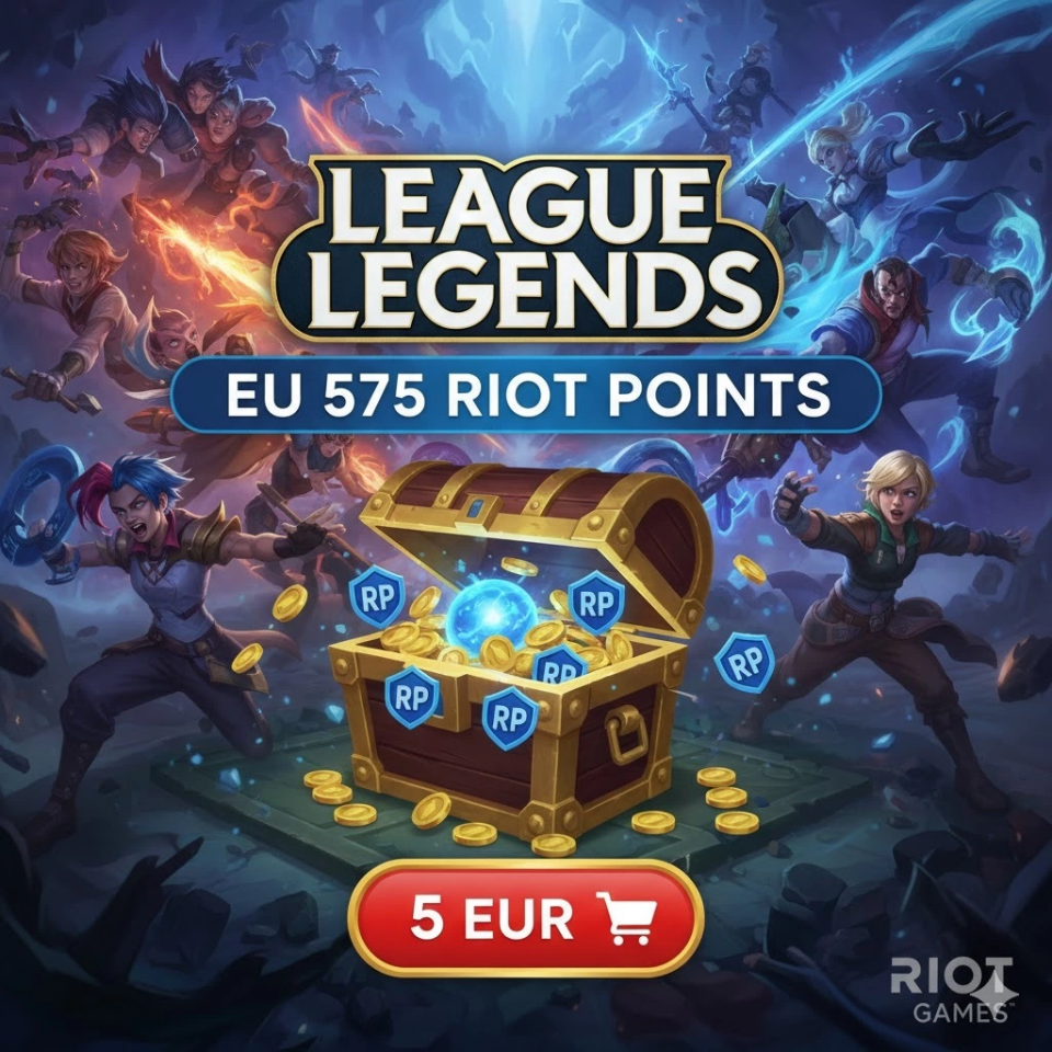 LoL 575 RP EU West 5 EUR