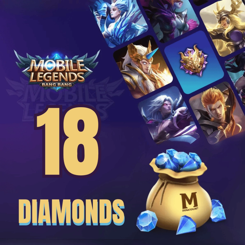 MLBB 18 Diamonds Indonesia