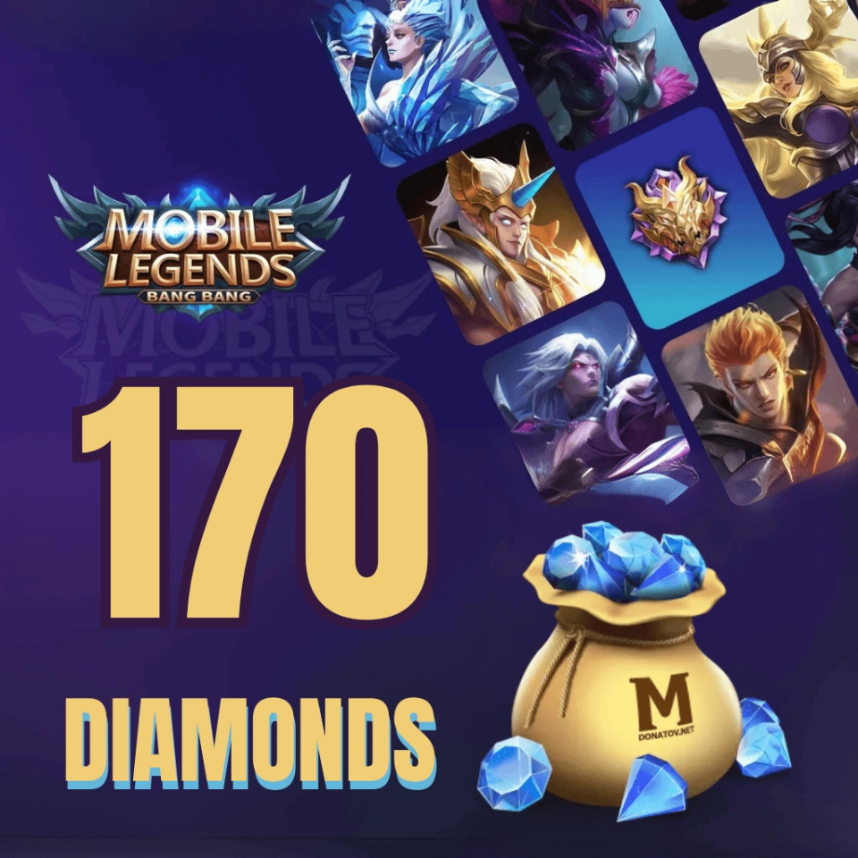 MLBB 170 Diamonds Indonesia
