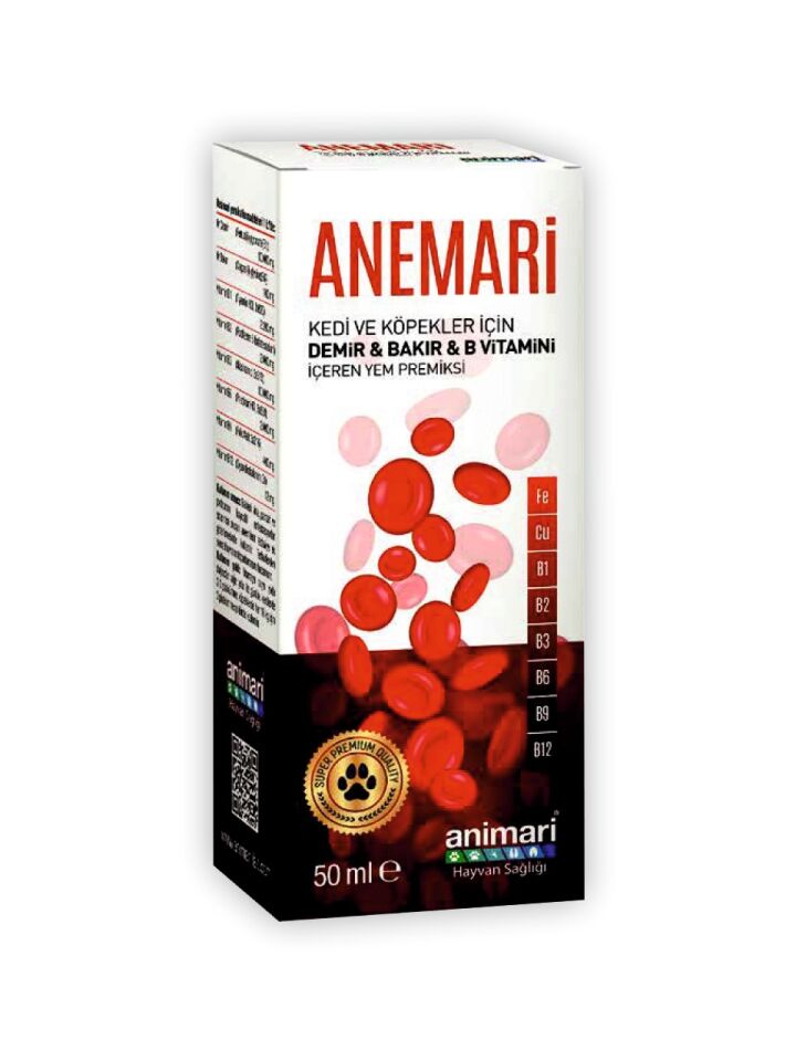 Animari Demir Bakır B vitamini damlası 50 ml