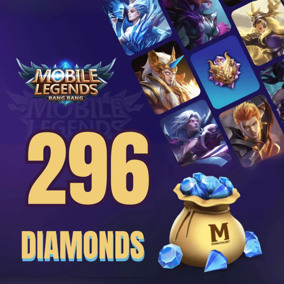 MLBB 296 Diamonds Indonesia