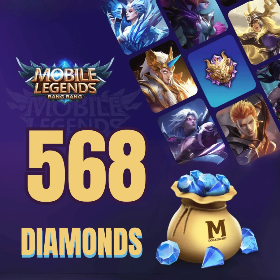 MLBB 568 Diamonds Indonesia