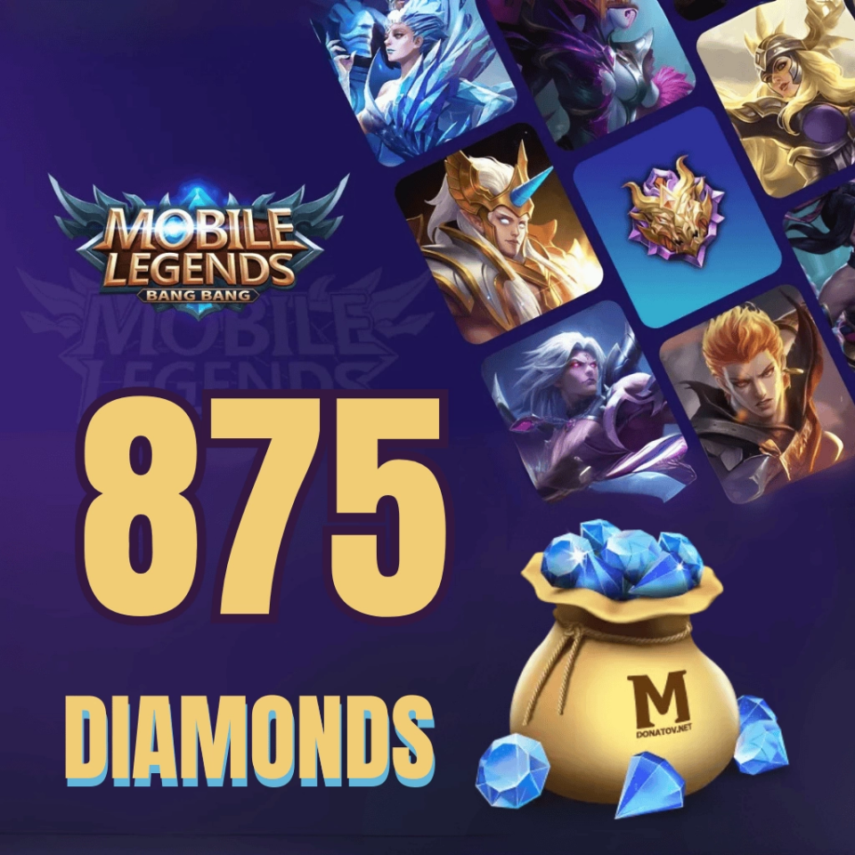 MLBB 875 Diamonds Indonesia