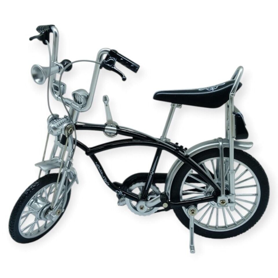 Model Araçlar -1:8 Metal Retro Pinokyo Bisiklet - Die -Cast 17 cm - Siyah