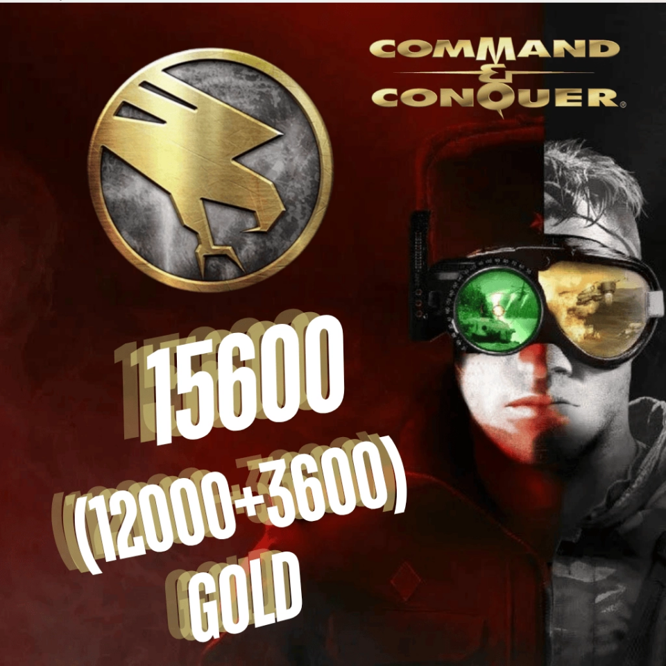 Command & Conquer 15600 (12000+3600) Altın