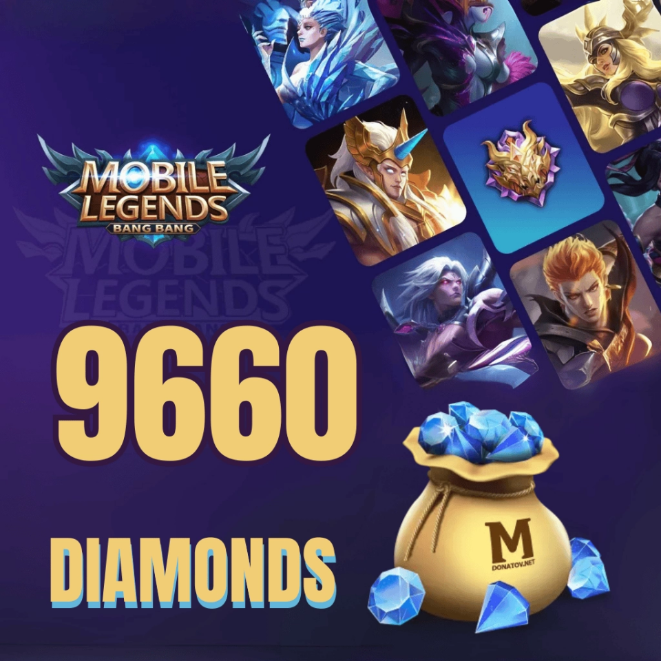 MLBB 9660 Diamonds Indonesia