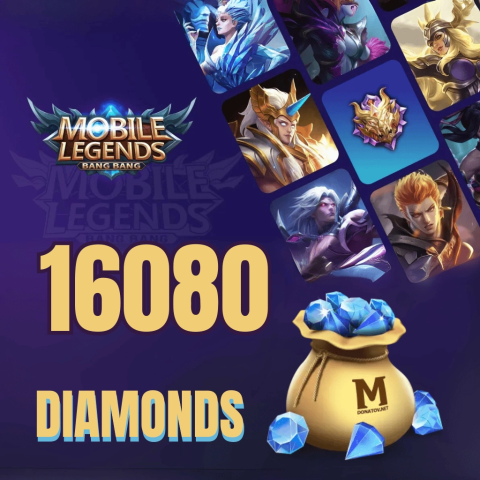 MLBB 16080 Diamonds Indonesia