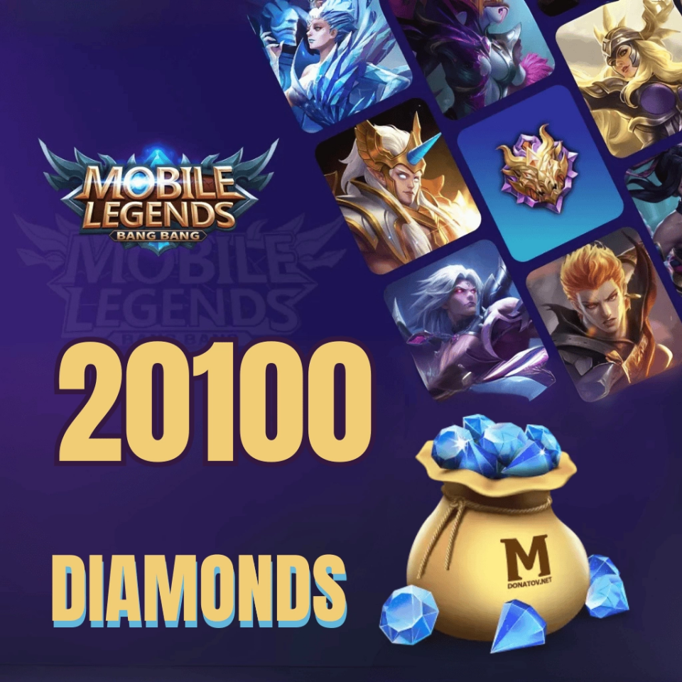 MLBB 20100 Diamonds Indonesia