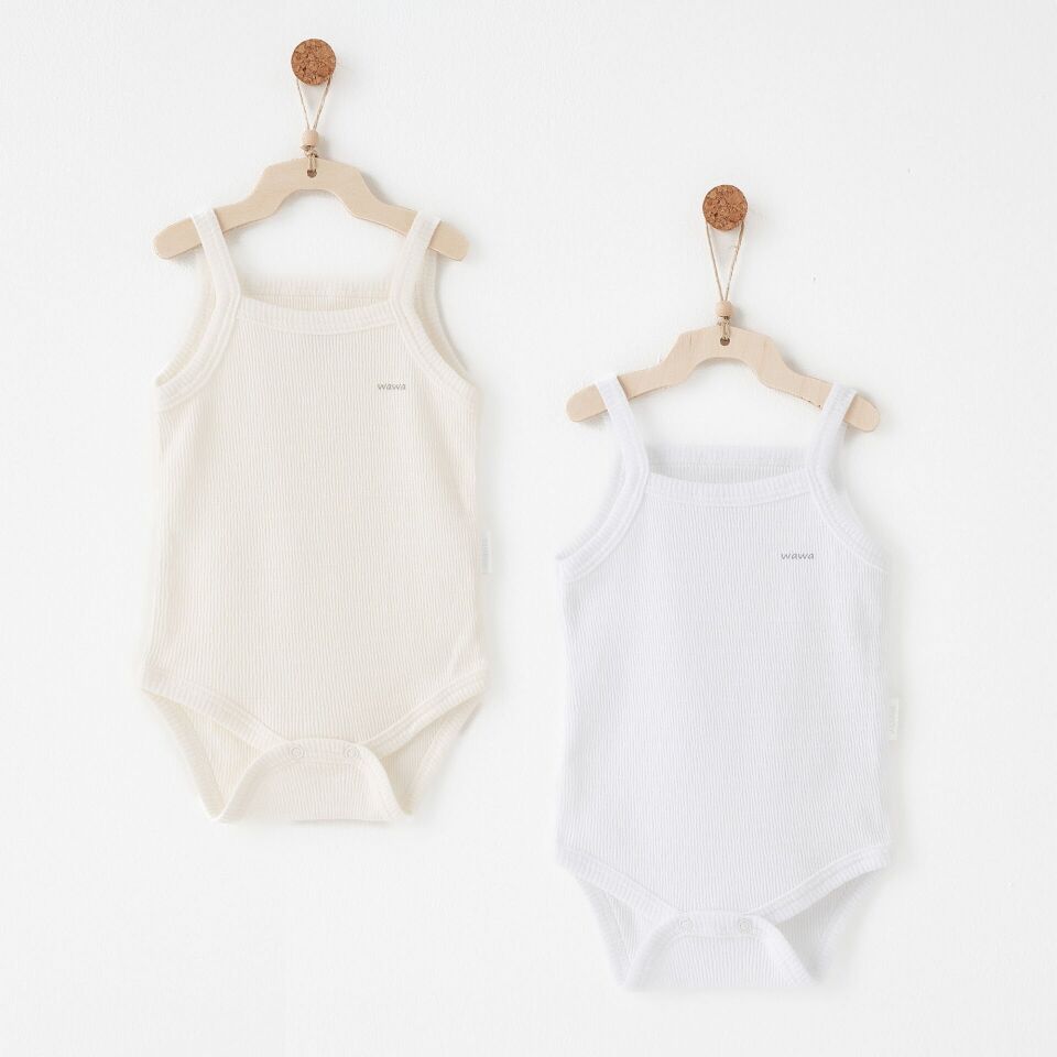 Andywawa AC26760 Special Modal 2li Askılı Body Ecru White