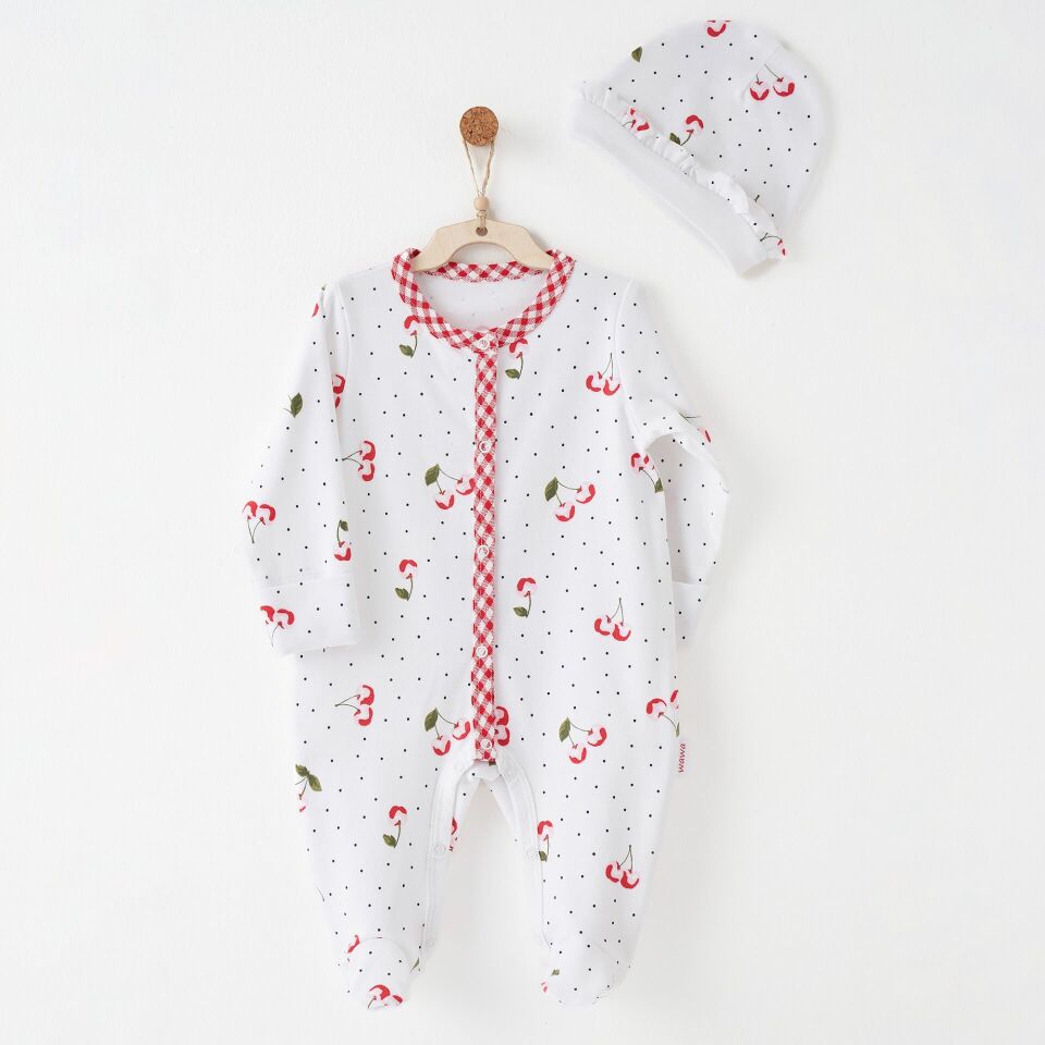 Andywawa AC26687 Cherry Chatty Tulum Takım Ekru