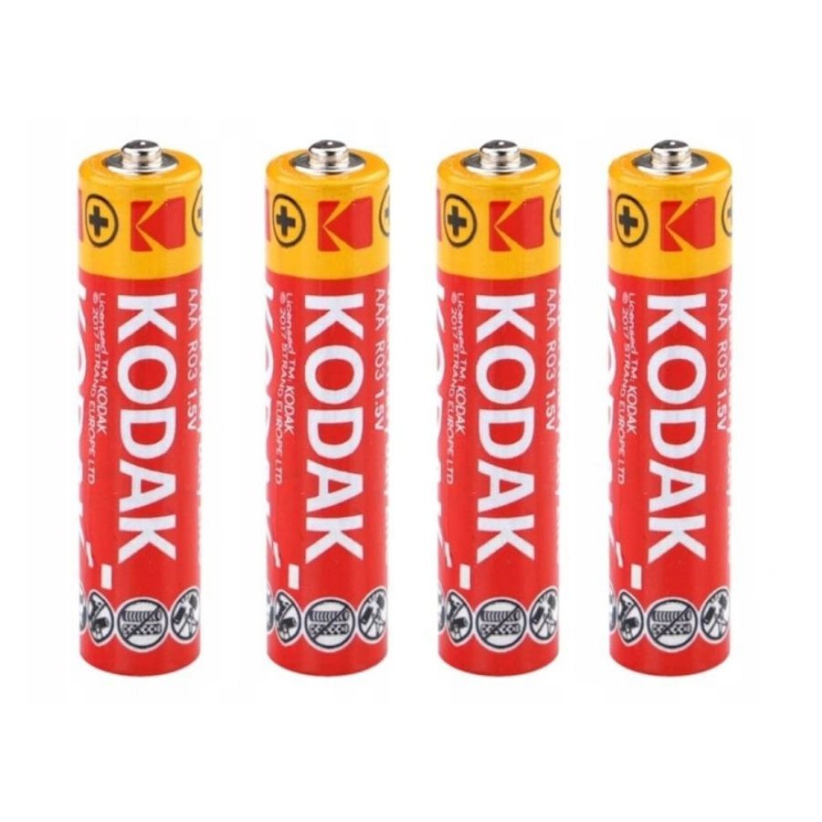 Kodak Kaahzs4 Super Heavy Duty Çinko Karbon Aaa İnce Kalem Pil / Pakette 60 Adet (1077)