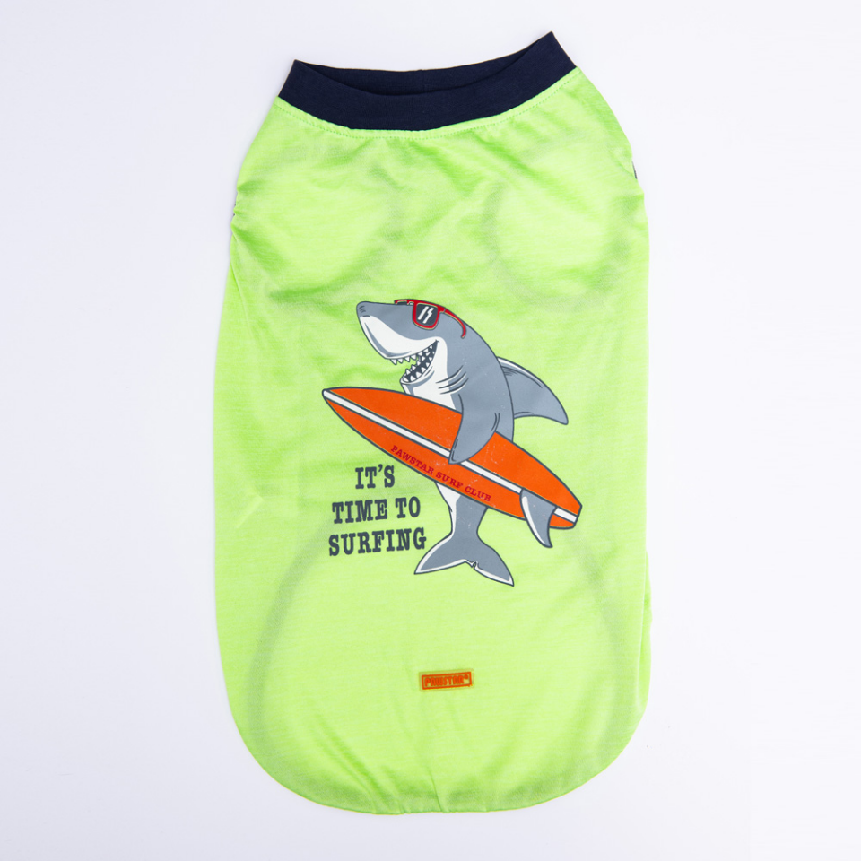 Pawstar Green Shark Büyük T-shirt 6XLarge  55X69X86 CM