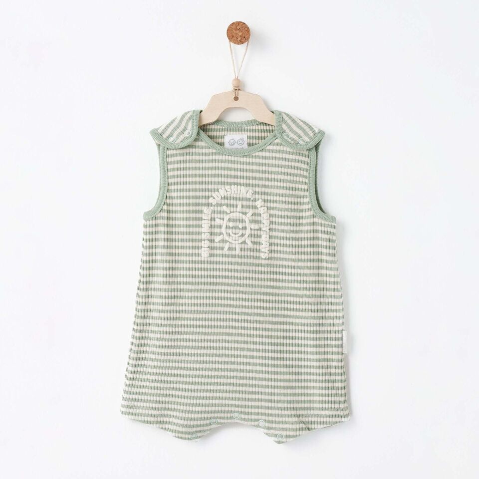 Andywawa AC26670 Bamboo Striped Tulum Green