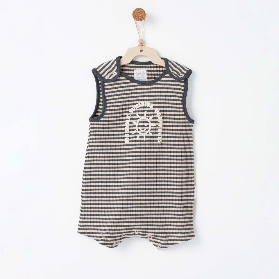 Andywawa AC26670 Bamboo Striped Tulum Grey