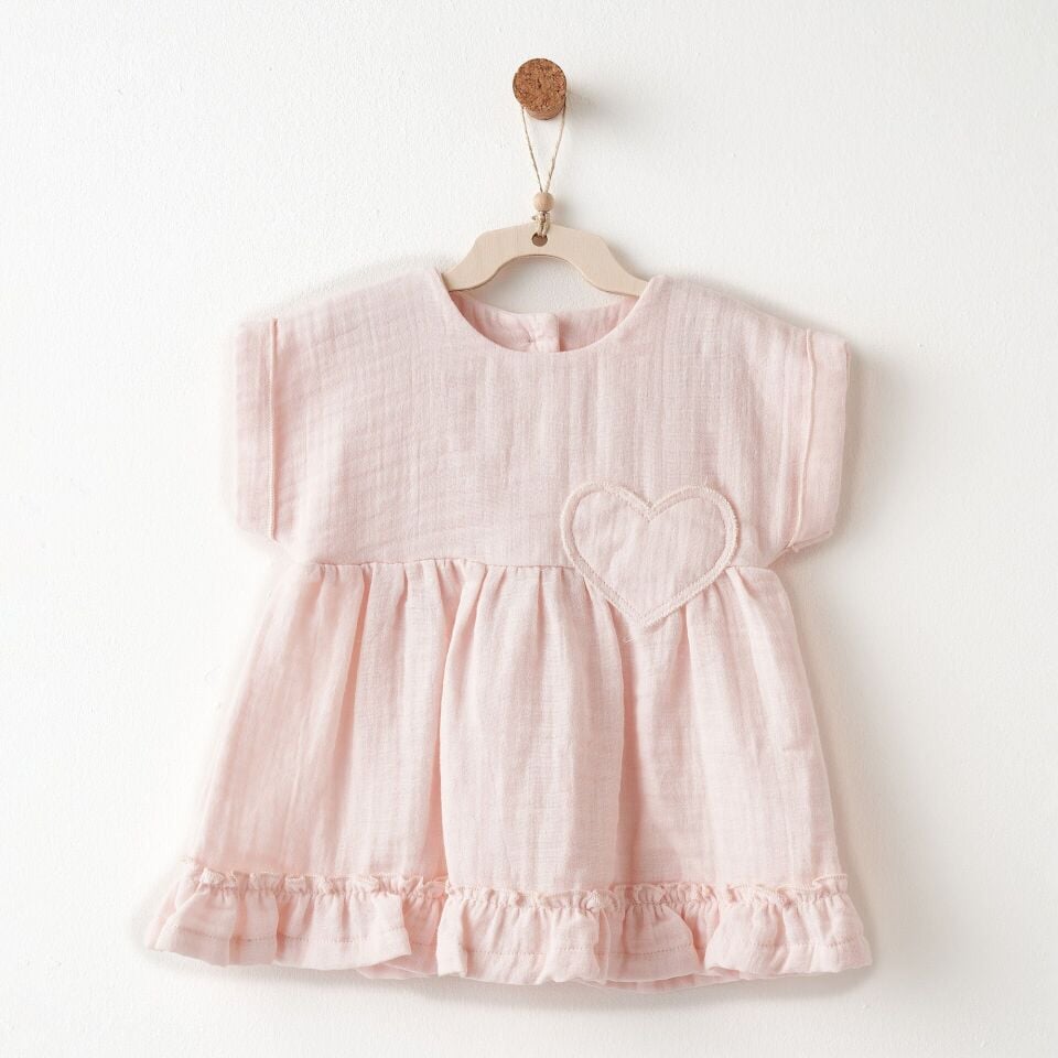 Andywawa AC26620 Lovely Day Elbise Pink