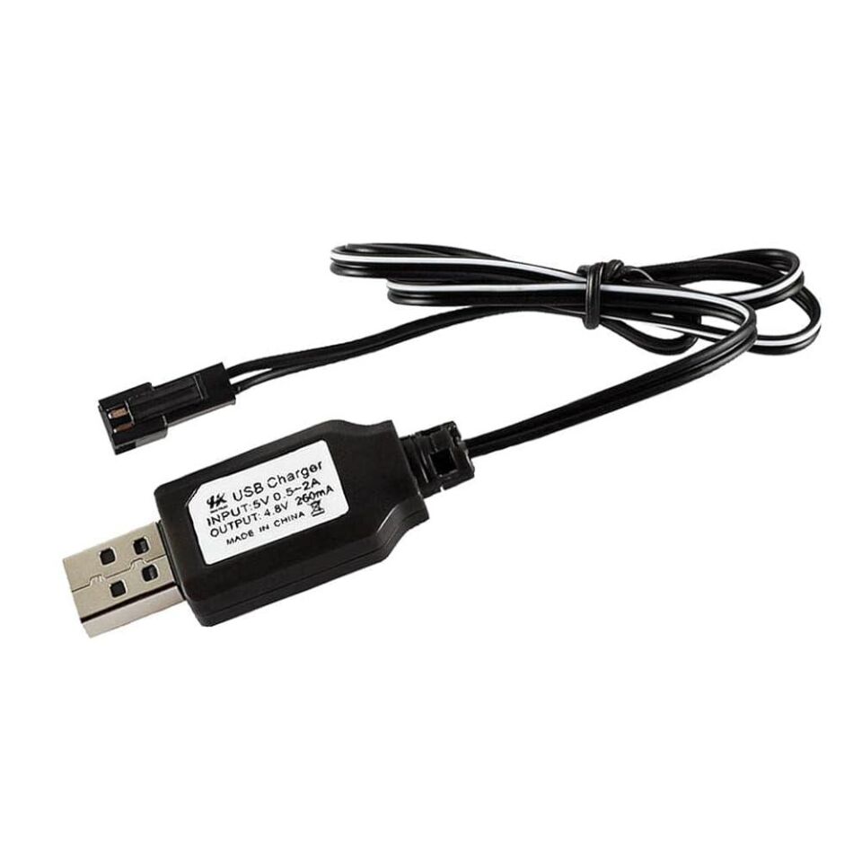 4.8V Nıcd / Nımh Oyuncak Bataryası Usb Şarj Kablosu (1077)