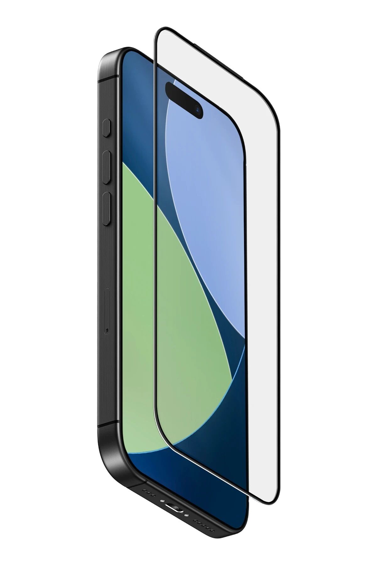 iPhone 14 Pro Ekran Koruyucu Kırılmaz Cam Çıtalı Koruyucu (1077)