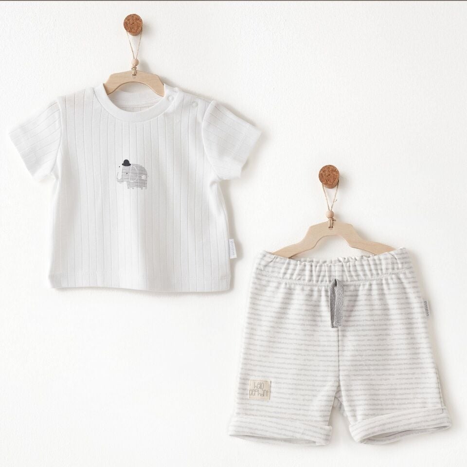 Andywawa AC26590 Hello Elephant 2li Takım White