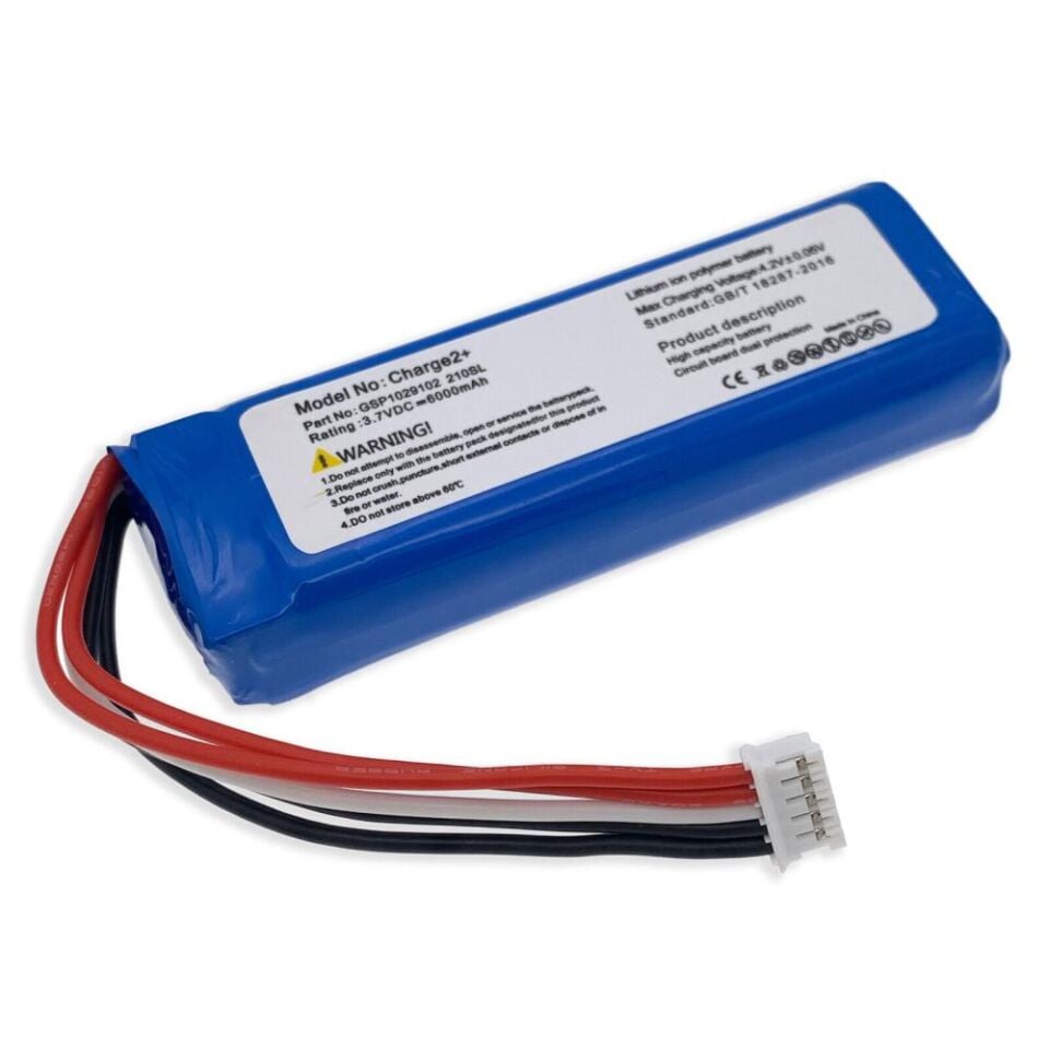 Charge 2 / 2+ Uyumlu 3.7V 6000 Mah Soketli Batarya (1077)