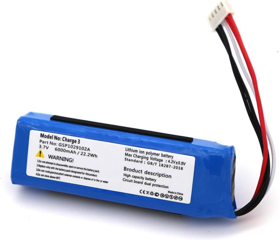 Charge 3 Uyumlu 3.7V 6000 Mah Soketli Batarya (1077)