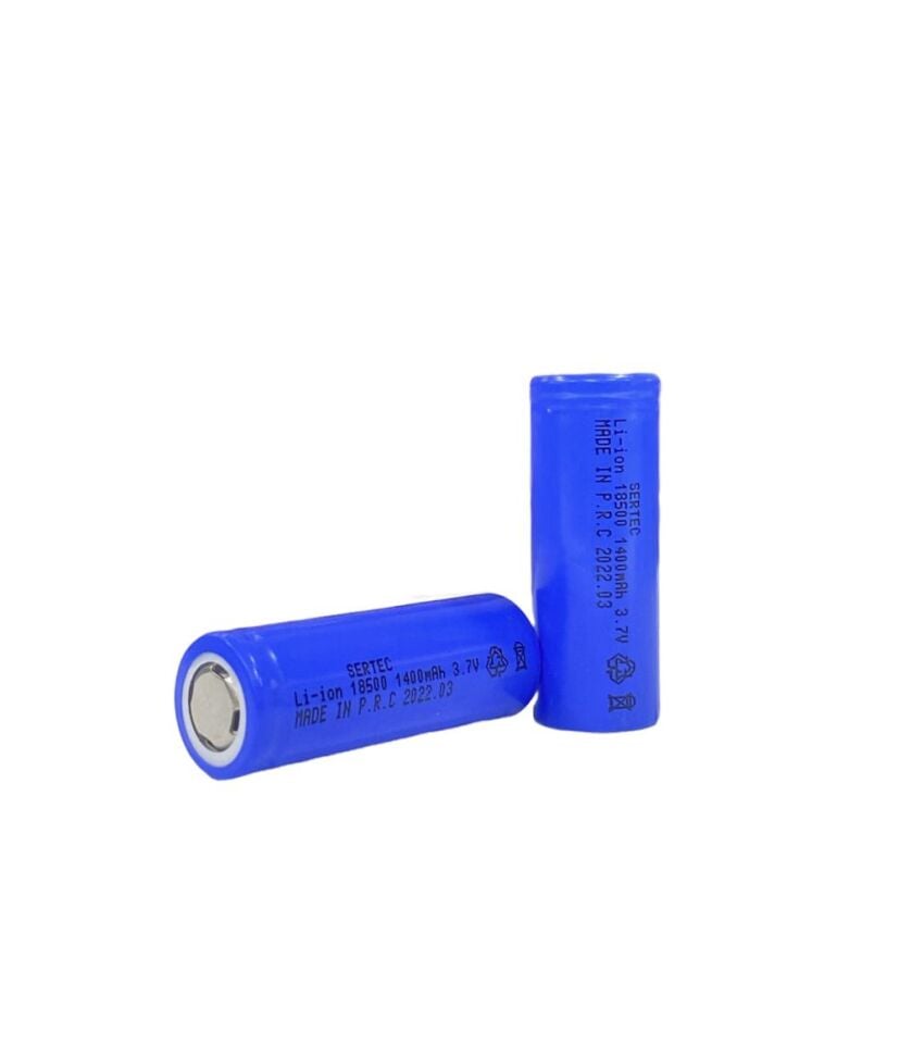 3.7V Liıon 18500 1500 Mah 1C Şarjlı Pil (1077)