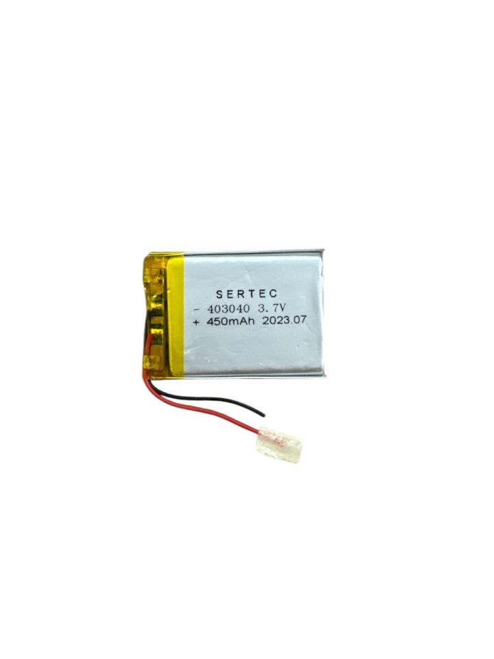 403040 3.7V 450 Mah Lipolymer Pil (Devreli/1.5A) (1077)