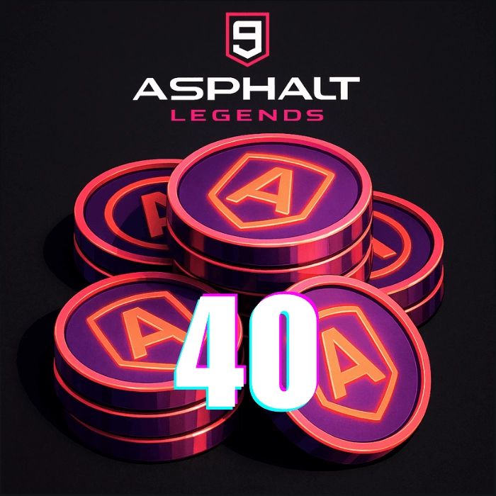 Asphalt 9: Legends 40 Tokens