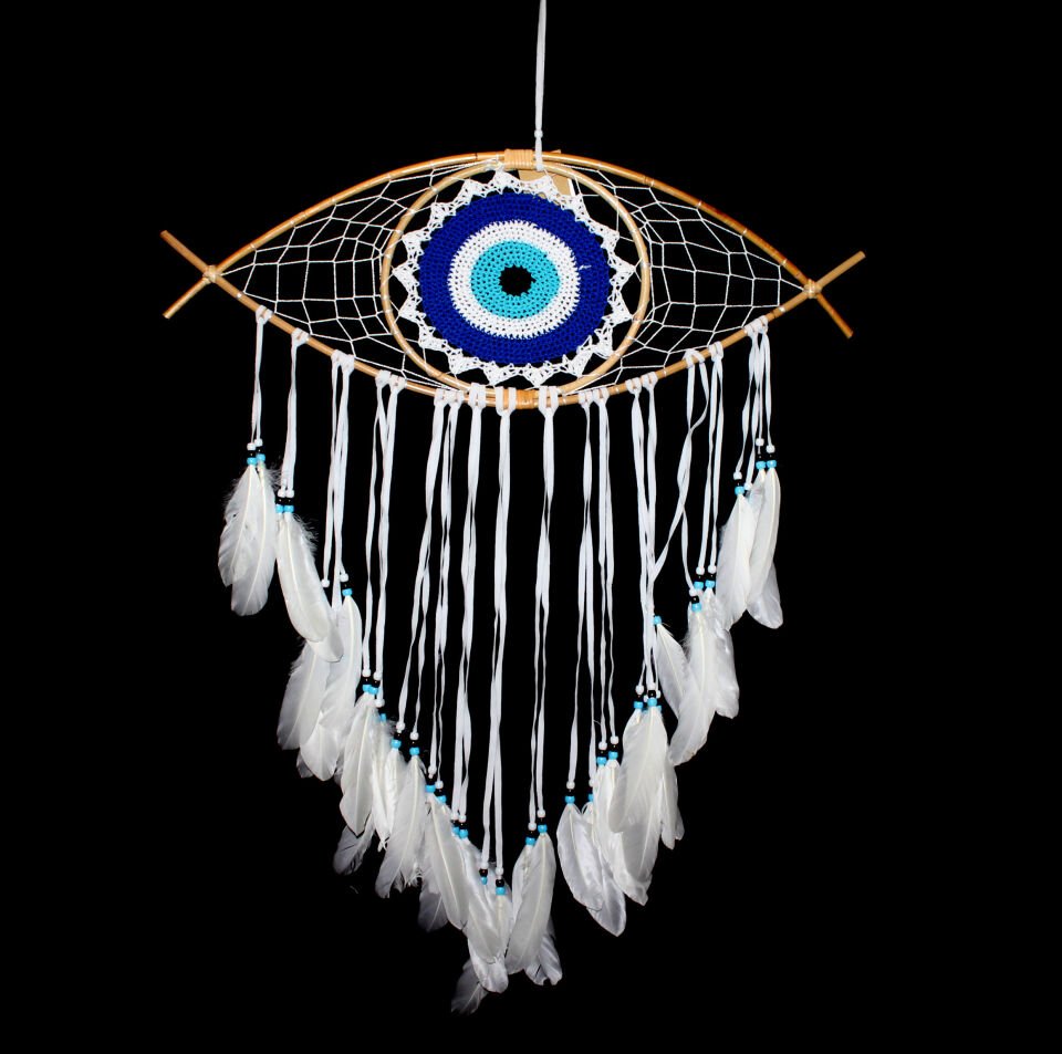 Rüya Kapanı Dream Catcher Göz Tasarımı Model 5