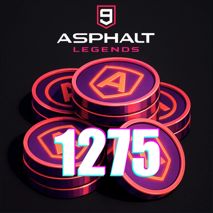 Asphalt 9: Legends 1275 Tokens