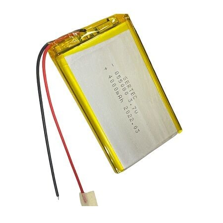 855080 3.7V 4000Mah Lipolymer Pil (Devreli/1.5A) (1077)