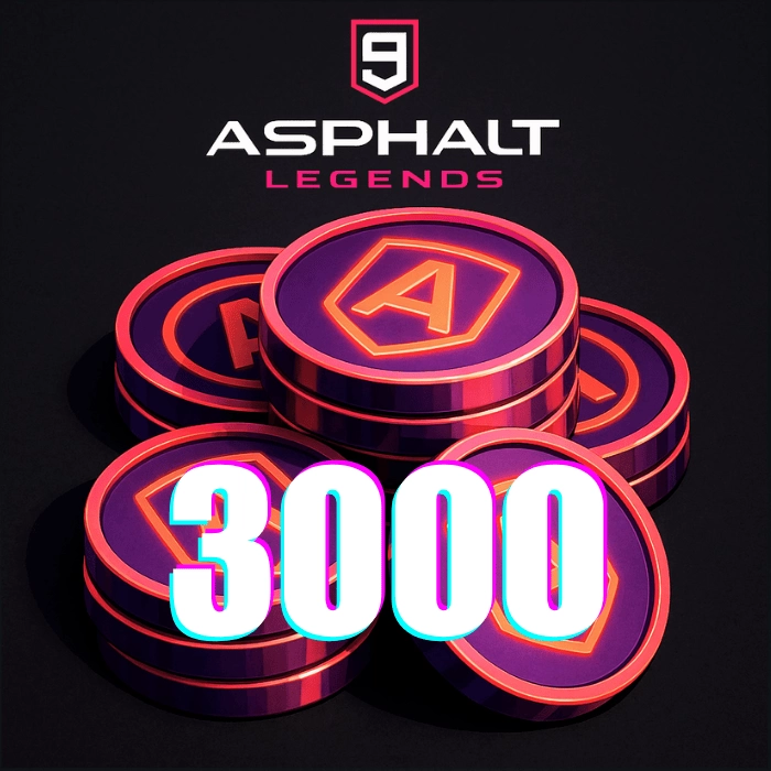 Asphalt 9: Legends 3000 Tokens