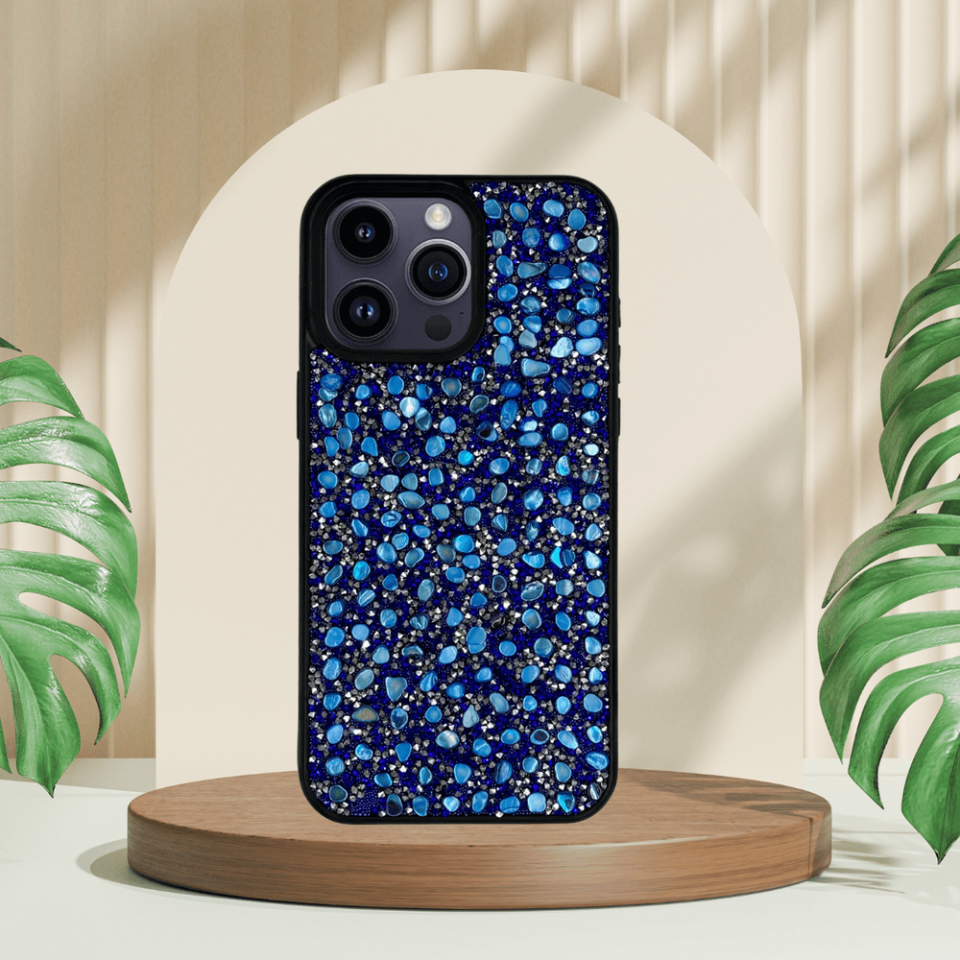 İphone 14 Pro Mercan Case Mavi̇ (1077)