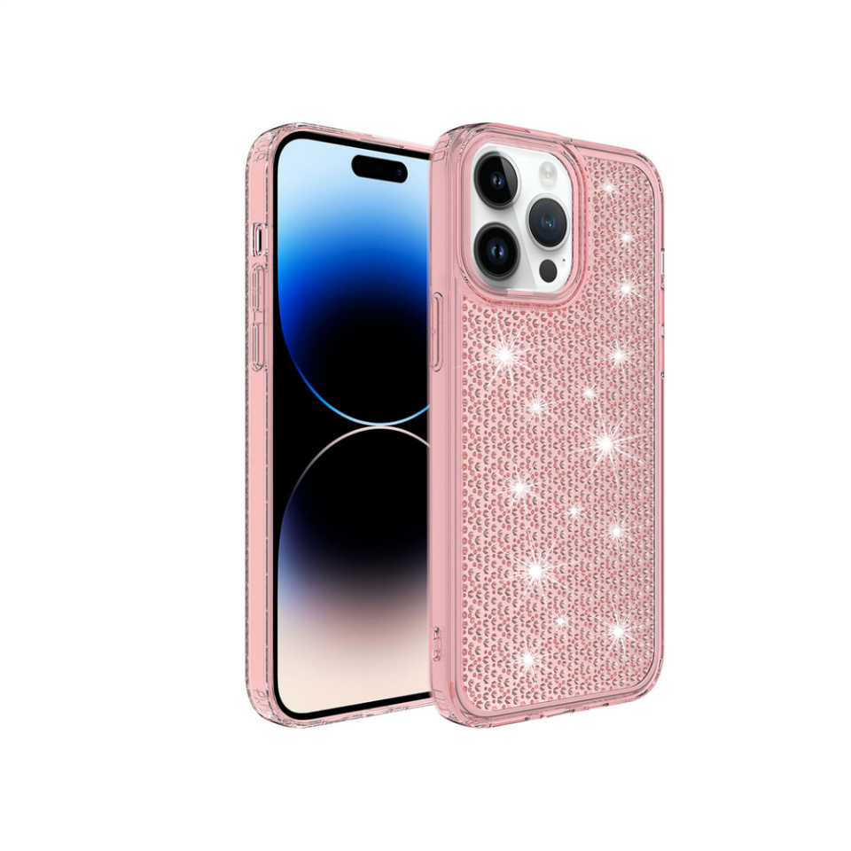 İphone 14 Pro Max Snow Si̇li̇kon Kapak Pembe (1077)