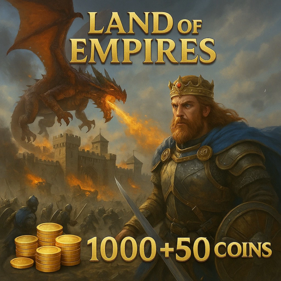 Land of Empires 1000 + 50 Coins