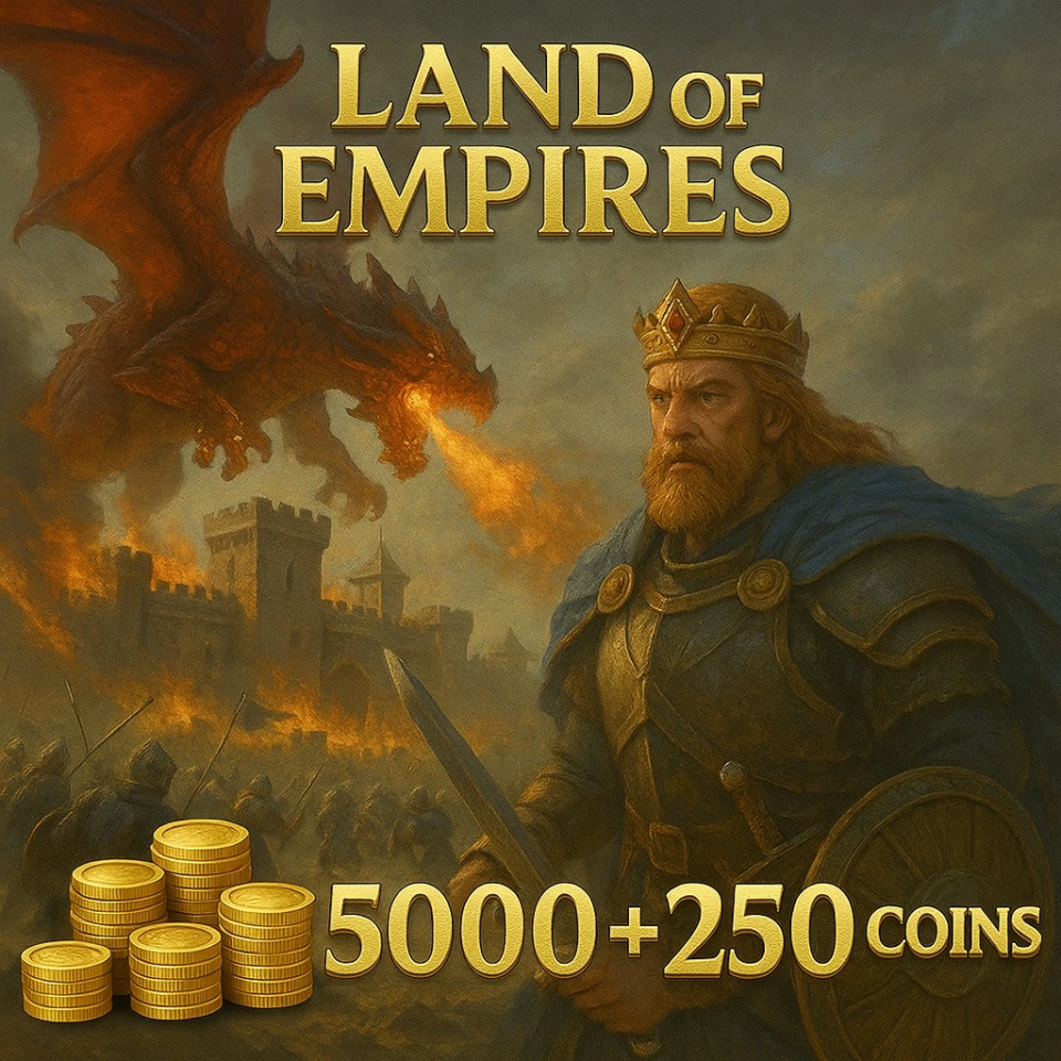 Land of Empires 5000 + 250 Coins