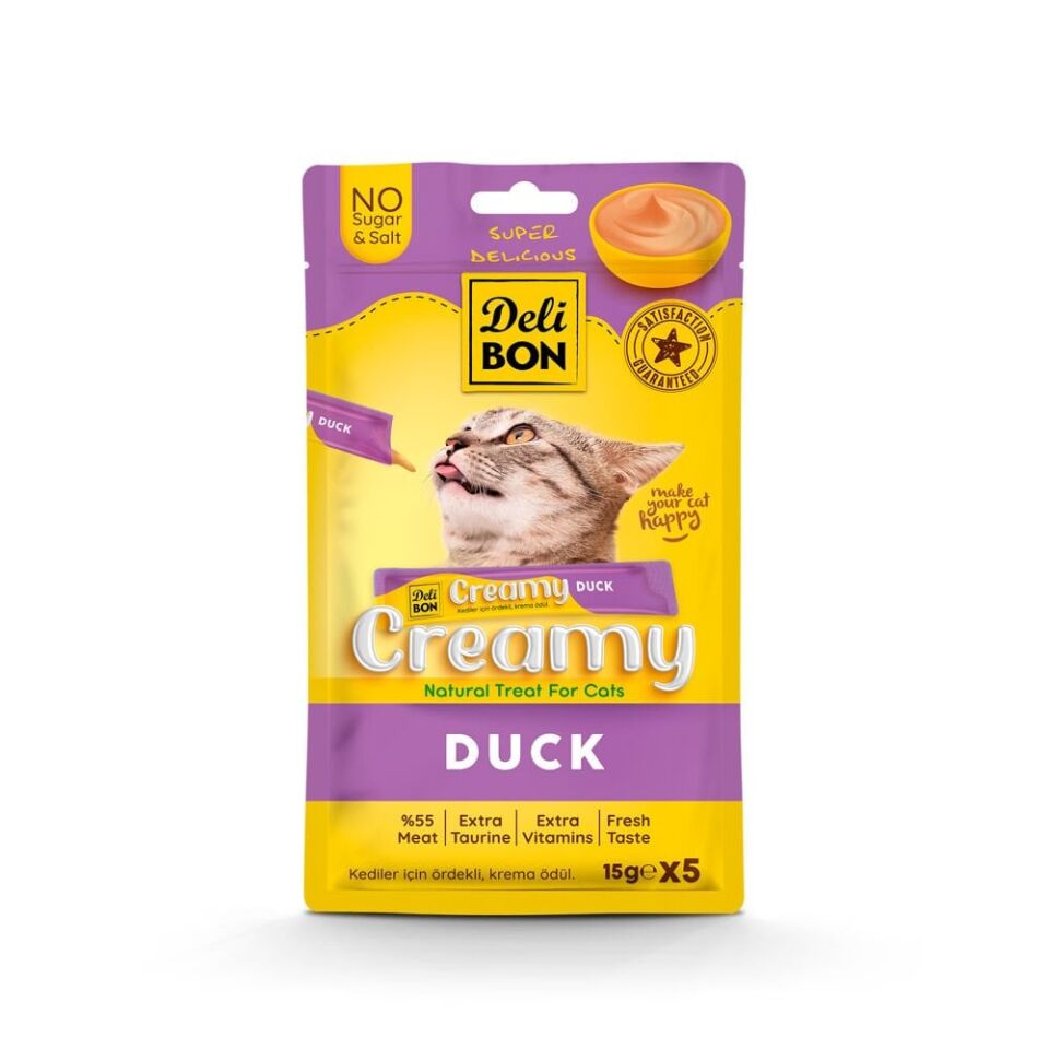 Delibon Krema Kedi Ödül Maması 15g 5 Adet Ördekli
