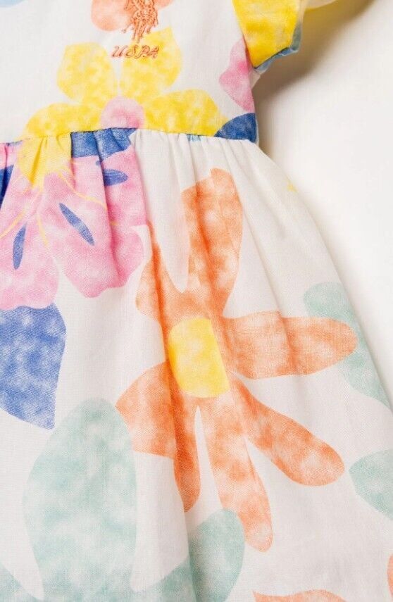 U.S. Polo Elbise USB3036 Renkli