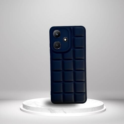 İnfinix Hot 30İ Uyumlu  Silikon Madlen Case Si̇yah (1077)