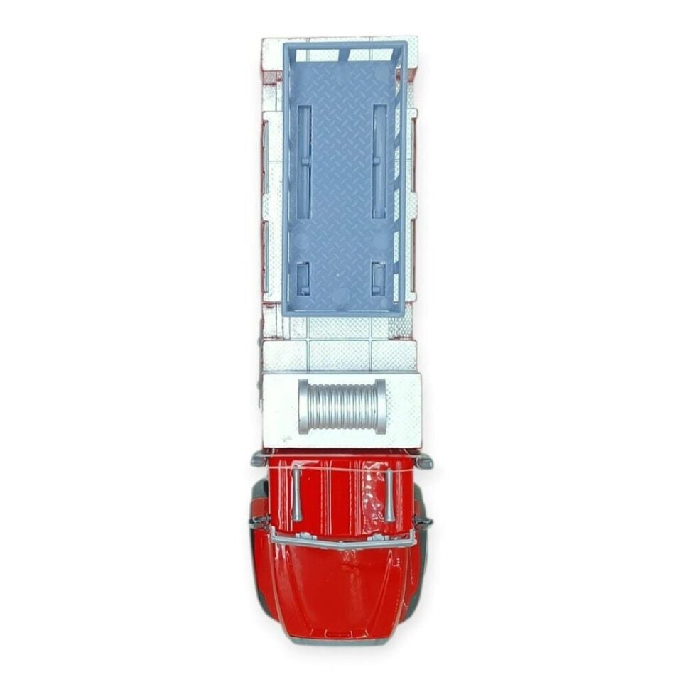 Çek Bırak İtfaiye Arabası 21 cm - Asansörlü