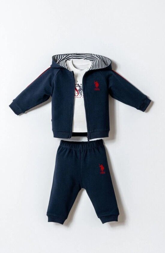 U.S. Polo 3lü Takım USB2909 Lacivert
