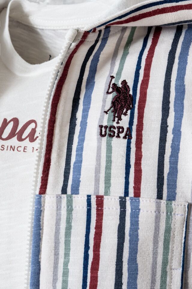 U.S. Polo 3lü Takım USB2878 Beyaz 9-12 Ay - Beyaz