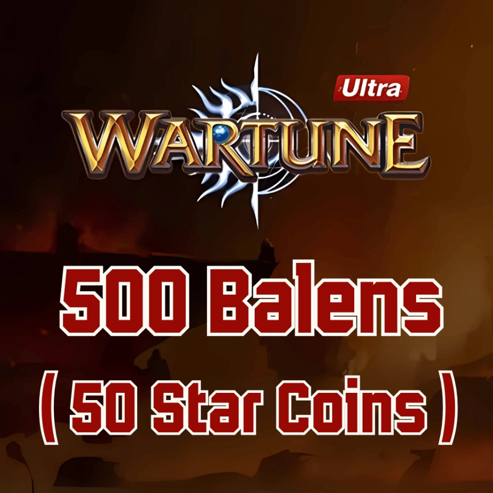 Wartune 500 Balens (50 Star Coins) US