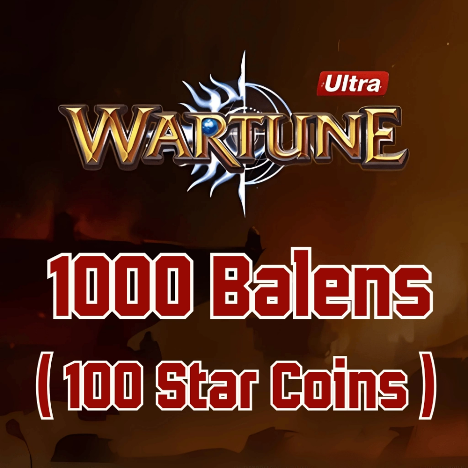 Wartune 1000 Balens (100 Star Coins) US