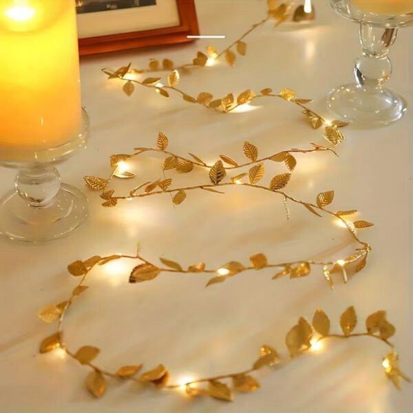 3 Metre Yaldızlı Gold LED Işık