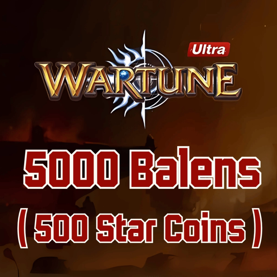 Wartune 5000 Balens (500 Star Coins) US
