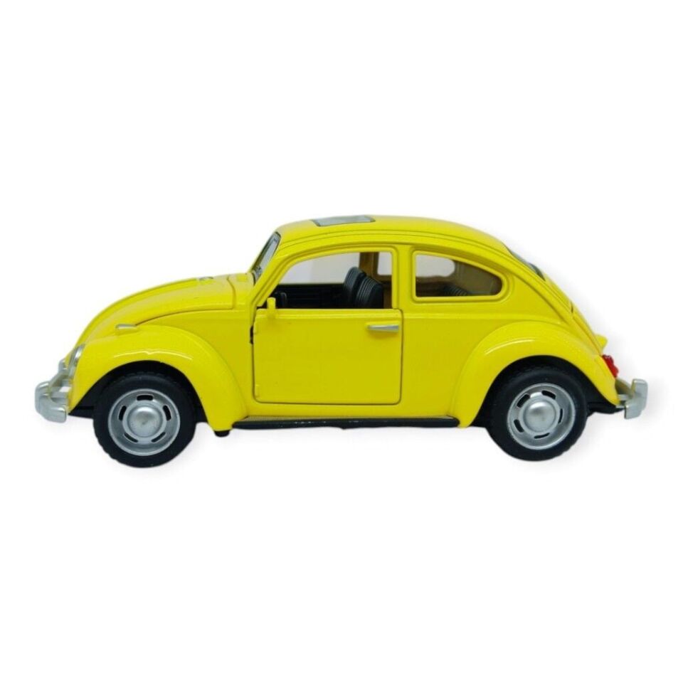 Sesli Işıklı Vosvos Araba 15 cm - 32111D - Sarı